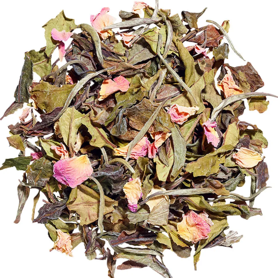 Weißer Tee Rosentraum