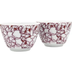 Zwei Teebecher Yantai rot